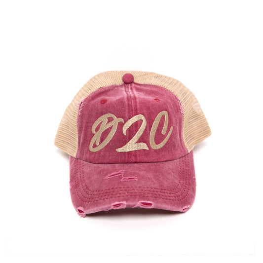 D2C Distressed Trucker Hat