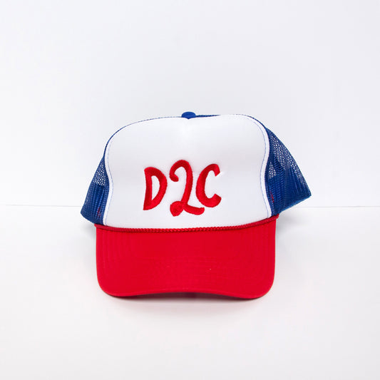 D2C Color Block Trucker Hat